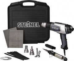 Steinel - 120 to 1,200°F Heat Setting, 4 to 13 CFM Air Flow, Heat Gun Kit - 120 Volts, 13.5 Amps, 1,600 Watts, 6' Cord Length - Americas Industrial Supply