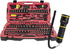 Stanley - 229 Piece Mechanic's Tool Set - Comes in Blow Molded Case - Americas Industrial Supply