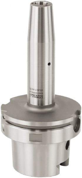 Lyndex - 3/8" Hole Diam, HSK100A Taper Shank Shrink Fit Tool Holder & Adapter - 6.3" Projection, 0.94" Nose Diam, Through Coolant - Exact Industrial Supply