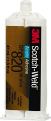 3M - 48.5 mL Cartridge Two Part Acrylic Adhesive - 15 to 20 min Working Time - Americas Industrial Supply