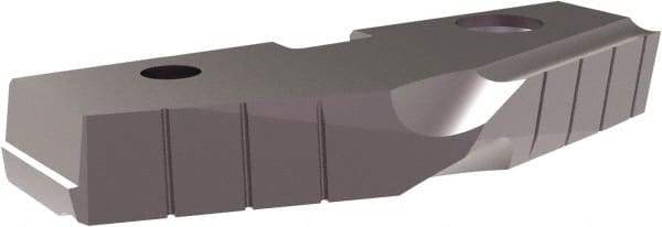 Allied Machine and Engineering - 3-1/8" Diam x 7/16" Thick, Seat Code 6, 144° Included Angle Spade Drill Insert - TiAlN Coated, Cobalt, Grade Super Cobalt, Series T-A - Americas Industrial Supply
