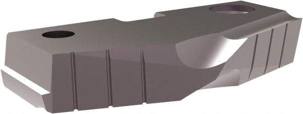 Allied Machine and Engineering - 2-11/16" Diam x 7/16" Thick, Seat Code 5, 144° Included Angle Spade Drill Insert - TiAlN Coated, Cobalt, Grade Super Cobalt, Series T-A - Americas Industrial Supply