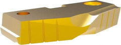Allied Machine and Engineering - 2-1/2" Diam x 7/16" Thick, Seat Code 5, 144° Included Angle Spade Drill Insert - TiN Coated, Cobalt, Grade Super Cobalt, Series T-A - Americas Industrial Supply