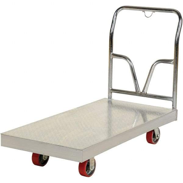 Vestil - 3,600 Lb Capacity Steel Platform Truck - Steel Deck, 24" OAW - Americas Industrial Supply