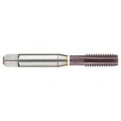 M6 x 1.0 Dia. - 6H - 4 FL - Cobalt Straight Flute Semi-Bott White Ring Tap - Firex - Americas Industrial Supply