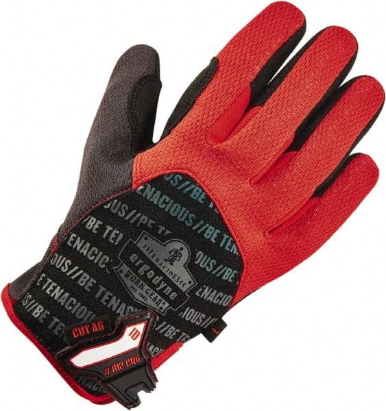 Ergodyne - Size L (9), ANSI Cut Lvl A6, Armortex Cut Resistant Gloves - Black, Paired - Americas Industrial Supply