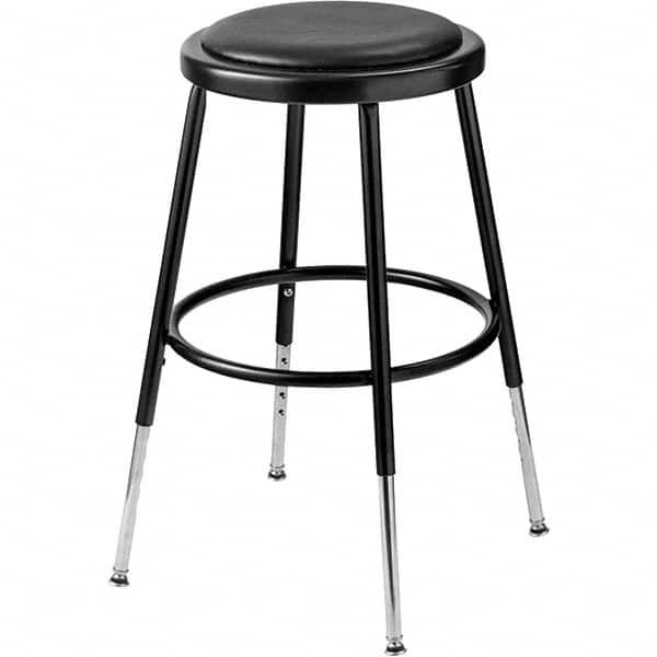 NPS - Swivel & Adjustable Stools Type: Adjustable Height Stool Base Type: Steel - Americas Industrial Supply