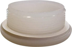 VizCon - 2" High x 2" Long x 2" Wide Barrier Drain Plug - Uncoated, White, Use with 45032-O, 45032-W - Americas Industrial Supply