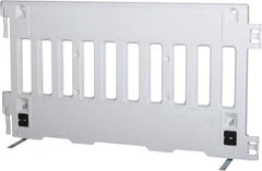 VizCon - 38" High x 6' Max Width Barrier - Polyethylene, White - Americas Industrial Supply