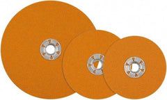 WALTER Surface Technologies - 7" Diam 5/8-11 Threaded Hole 80 Grit Fiber Disc - Aluminum Oxide, 8,600 Max RPM - Americas Industrial Supply
