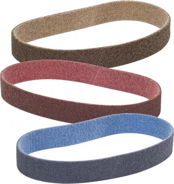 WALTER Surface Technologies - 1-1/2" Wide x 30" OAL, Aluminum Oxide/Silicon Carbide Abrasive Belt - Aluminum Oxide/Silicon Carbide, Coarse, Nonwoven - Americas Industrial Supply