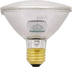 SYLVANIA - 39 Watt Halogen Flood/Spot Medium Screw Lamp - 2,950°K Color Temp, 500 Lumens, Dimmable, PAR30, 1,000 hr Avg Life - Americas Industrial Supply