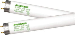 SYLVANIA - 32 Watt Fluorescent Tubular Medium Bi-Pin Lamp - 5,000°K Color Temp, 2,500 Lumens, T8, 22,000 hr Avg Life - Americas Industrial Supply