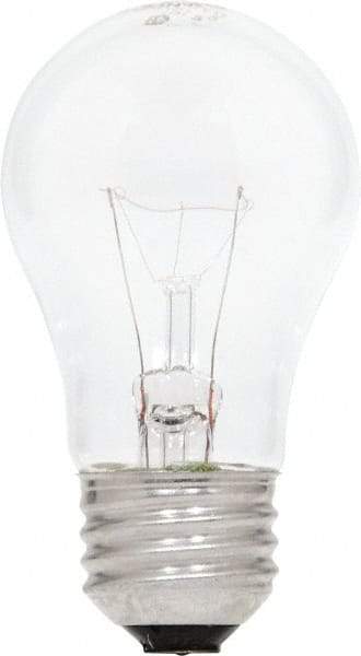 SYLVANIA - 40 Watt Incandescent Decorative Medium Screw Lamp - 2,700°K Color Temp, 450 Lumens, Dimmable, A15, 1,000 hr Avg Life - Americas Industrial Supply