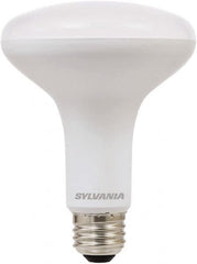 SYLVANIA - 9 Watt LED Flood/Spot Medium Screw Lamp - 2,700°K Color Temp, 650 Lumens, Dimmable, Shatter Resistant, BR30, 11,000 hr Avg Life - Americas Industrial Supply