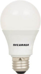 SYLVANIA - 14 Watt LED Residential/Office Medium Screw Lamp - 2,700°K Color Temp, 1,500 Lumens, Shatter Resistant, A19, 11,000 hr Avg Life - Americas Industrial Supply