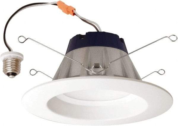 SYLVANIA - 7.3" Long x 4.85" Wide LED Downlight - 9 Watt, IC Rated, Recessed Housing - Americas Industrial Supply