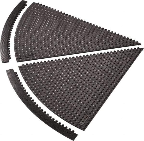 Notrax - 3' Long x 28" Wide x 5/8" Thick, Anti-Fatigue Modular Matting Tiles - 4 Interlocking Sides, Black, For Dry Areas, Series 430 - Americas Industrial Supply