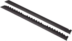 Notrax - 3' Long x 2" Wide x 5/8" Thick, Anti-Fatigue Modular Matting Tiles - Female, 4 Interlocking Sides, Black, For Dry Areas, Series 461 - Americas Industrial Supply