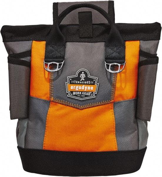 Ergodyne - General Purpose Holster with 1 Pocket - Ballistic Polyester, Orange, 11-1/2" Wide x 10" High x 6" Deep - Americas Industrial Supply