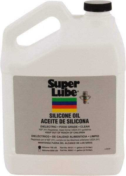 Synco Chemical - 1 Gal Bottle Synthetic Machine Oil - -50 to 200°F, SAE 80W, ISO 100, 100 cSt at 25°C, Food Grade - Americas Industrial Supply