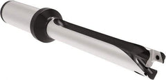 Allied Machine and Engineering - Series 14, 14 to 14.99mm Diam, 3/4" Diam Straight Shank with Flange, Straight Flute Spade Drill - 6-7/32" Max Depth, 6.978" Body Length, 9" OAL, Long Length, Through Coolant - Americas Industrial Supply