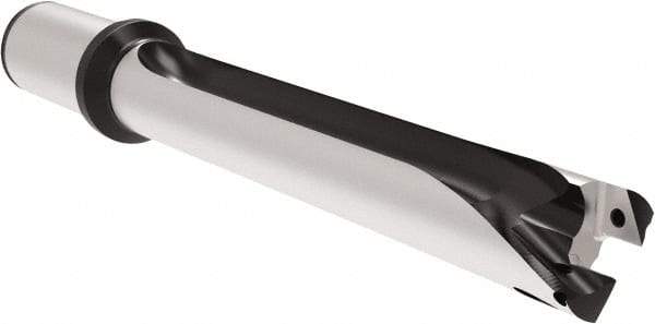 Allied Machine and Engineering - Series 29, 29 to 31.99mm Diam, 32mm Diam Straight Shank with Flange, Straight Flute Spade Drill - 223.9mm Max Depth, 327.6mm OAL, Standard Length, Through Coolant - Americas Industrial Supply