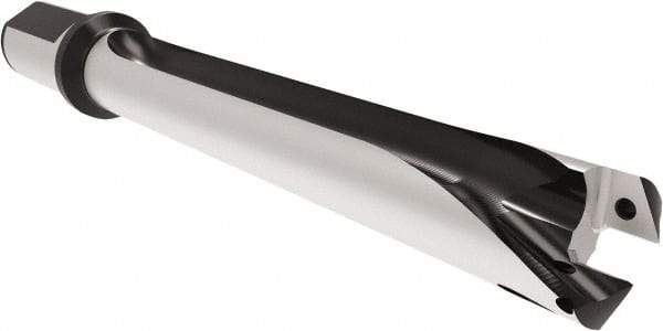 Allied Machine and Engineering - Series 29, 29 to 31.99mm Diam, 1-1/4" Diam Straight Shank with Flange, Straight Flute Spade Drill - 12-19/32" Max Depth, 16-19/32" OAL, Long Length, Through Coolant - Americas Industrial Supply
