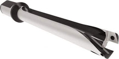 Allied Machine and Engineering - Series 26, 26 to 28.99mm Diam, 1-1/4" Diam Straight Shank with Flange, Straight Flute Spade Drill - 7-63/64" Max Depth, 9.544" Body Length, 12" OAL, Standard Length, Through Coolant - Americas Industrial Supply