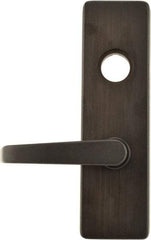 Stanley - Oil Rubbed Bronze Finish, Steel Lever Trim - Left Hand Reverse, For Exit Devices - Americas Industrial Supply