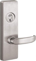 Stanley - Satin Stainless Steel Finish, Steel Lever Trim - Right Hand, For Exit Devices - Americas Industrial Supply