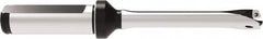 Allied Machine and Engineering - Series 11, 11 to 11.99mm Diam, 16mm Diam Straight Shank with Flange, Straight Flute Spade Drill - 36mm Max Depth, 112.4mm OAL, Standard Length, Through Coolant - Americas Industrial Supply