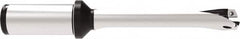 Allied Machine and Engineering - Series 18, 18 to 19.99mm Diam, 1" Diam Straight Shank with Flange, Straight Flute Spade Drill - 3-15/16" Max Depth, 7.665" OAL, Standard Length, Through Coolant - Americas Industrial Supply