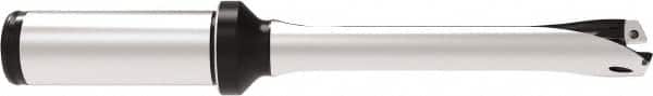 Allied Machine and Engineering - Series 15, 15 to 15.99mm Diam, 3/4" Diam Straight Shank with Flange, Straight Flute Spade Drill - 3-5/32" Max Depth, 6-11/32" OAL, Standard Length, Through Coolant - Americas Industrial Supply