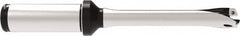 Allied Machine and Engineering - Series 14, 14 to 14.99mm Diam, 20mm Diam Straight Shank with Flange, Straight Flute Spade Drill - 75mm Max Depth, 154.9mm OAL, Standard Length, Through Coolant - Americas Industrial Supply