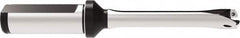 Allied Machine and Engineering - Series 13, 13 to 13.99mm Diam, 3/4" Diam Straight Shank with Flange, Straight Flute Spade Drill - 1-61/93" Max Depth, 4-43/51" OAL, Standard Length, Through Coolant - Americas Industrial Supply