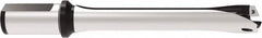 Allied Machine and Engineering - Series 29, 29 to 31.99mm Diam, 32mm Diam Straight Shank with Flange, Straight Flute Spade Drill - 159.9mm Max Depth, 263.7mm OAL, Standard Length, Through Coolant - Americas Industrial Supply