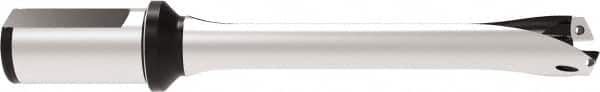 Allied Machine and Engineering - Series 26, 26 to 28.99mm Diam, 32mm Diam Straight Shank with Flange, Straight Flute Spade Drill - 87mm Max Depth, 191.4mm OAL, Standard Length, Through Coolant - Americas Industrial Supply