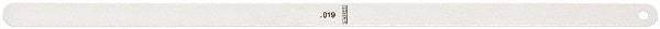 Starrett - Feeler Gages   Thickness (Decimal Inch): 0.0190    Leaf Length (Inch): 12 - Americas Industrial Supply