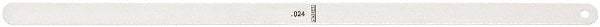 Starrett - Feeler Gages   Thickness (Decimal Inch): 0.0240    Leaf Length (Inch): 12 - Americas Industrial Supply