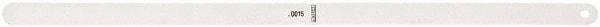 Starrett - Feeler Gages   Thickness (Decimal Inch): 0.0015    Leaf Length (Inch): 12 - Americas Industrial Supply