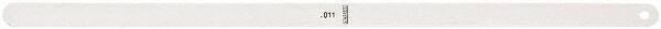 Starrett - Feeler Gages   Thickness (Decimal Inch): 0.0110    Leaf Length (Inch): 12 - Americas Industrial Supply