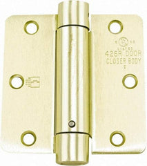 Hager - Specialty Hinges   Type: Self Closing Hinge    Length (Inch): 3-1/2 - Americas Industrial Supply