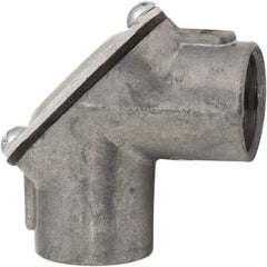 Hubbell-Raco - 1/2" Trade, Die Cast Zinc Threaded Angled Rigid/Intermediate (IMC) Conduit Coupling - Americas Industrial Supply