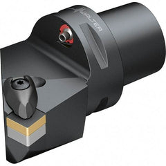Walter - 0° Lead Angle, Indexable Turning Toolholder - 107.6mm OAL, Series DSKN-CAPTO-AUSSEN - Americas Industrial Supply