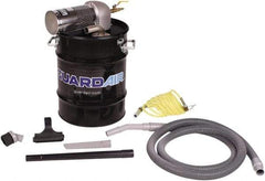 Guardair - 10 Gal Steel Tank, Air Powered Wet/Dry Vacuum - 5 Peak hp, 10' Hose Fitting, Cordless, Cartridge Filter - Americas Industrial Supply