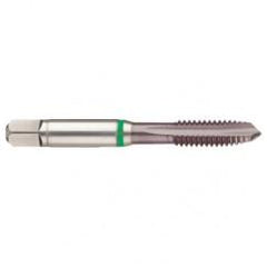 41836 2B 3-Flute Cobalt Green Ring Spiral Point Plug Tap-TiCN - Americas Industrial Supply