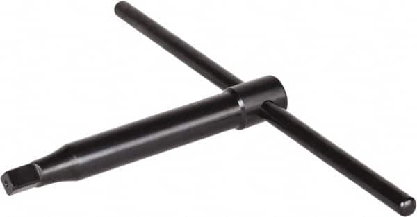 Samchully - 12" Chuck Diam Compatibility, Lathe Chuck T-Wrench - Compatible with SL-12 Chucks, 0.5512" Actual Key Square Size - Americas Industrial Supply