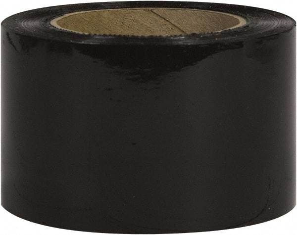 Made in USA - 3" x 1,000' 80 Gauge Black Bunding Stretch Film - Americas Industrial Supply