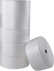 Made in USA - 1,250' Long x 18" Wide x 1/16" Thick, Foam Roll - White - Americas Industrial Supply